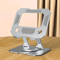 Metal Desktop Tablet Stand Foldable And Easy to Store 360°  Rotatable Tablet Stand
