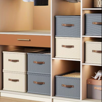 Foldable Oxford Cloth Storage Box, Household Clothing Organizer, Drawer