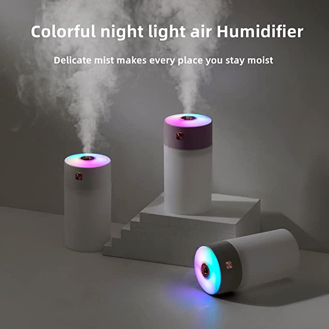 Mini LED Humidifier & Aromatherapy Diffuser USB Desk & Car