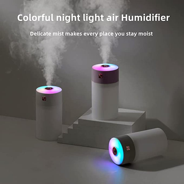Mini LED Humidifier & Aromatherapy Diffuser USB Desk & Car
