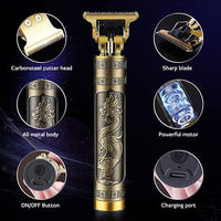 Professional Hair Clipper Dragon Electric Hair Trimmer Barber Hair Cutting