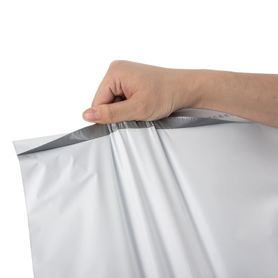 WHITE Shipping Bag Poly Mailer Flyers Upto 1000 Bags [32cm x 42cm+7cm - LARGE]