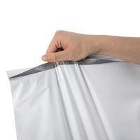 White Shipping Bag Recycled Poly Mailer Flyers Upto 500 Bags [15cm X 25cm +