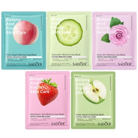 Natural Essence Face Mask 5 Flavour (Organic Collagen Fruits Facial Sheet Mask)