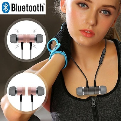 SPORTS Bluetooth Headset Neckband Earphone Headphone For All Phones      
