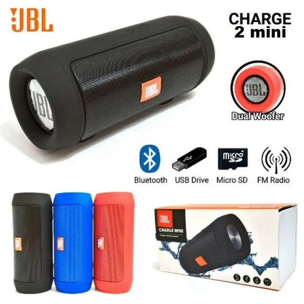 Charge Mini 2 Portable Wireless BT Speaker 12 Hours of Play Time