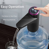 Water Bottle Pump USB Charging Automatic Drinking Water Pump Portable