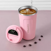 500ml Thermos Bottle Smart Cup Flask Vaccum and Bottle Digital with