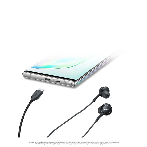 Akg Type C /Portable Corded Earphones Handfree - Bass Cable Cord Wire