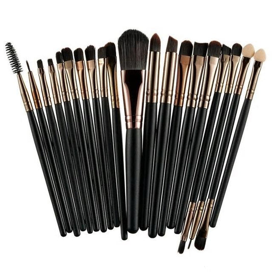 20 Pcs Professional Makeup Brushes Set for Powder, Foundation, Eyeshadow and More        