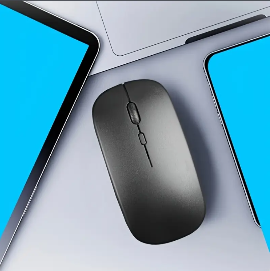 Wireless Mouse, Portable Slim Computer Mouse, Comfortable Hand Ergonomic