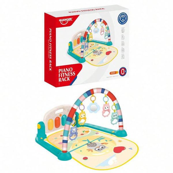 Unisex Baby Piano Gym Play Mat, Infant Kick and Play Piano Activity Center
