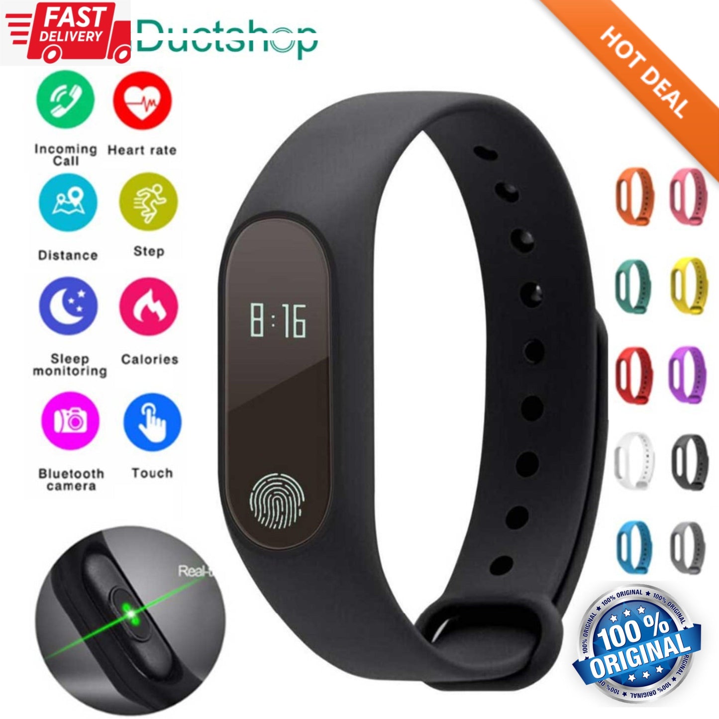 M2 Smart Band Activity Tracker Pedometer Smart Bracelet