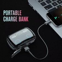 M10 & M11 TWS Mini Earphone With LED Digital Display Touch IPX7 Waterproof Wireless Bluetooth Headphone With 3300MAh Charging Box , X15 Earbuds