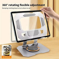 Metal Desktop Tablet Stand Foldable And Easy to Store 360°  Rotatable Tablet Stand