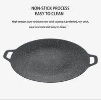 28cm Non-Stick Korean BBQ Grill Pan Camping & Outdoor