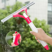 3-in-1 Car Glass Cleaning Wiper with Spray Bottle -Car Door,Window,and