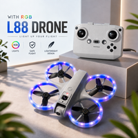 Kids Flying Toy - L88 Drone(S106) 4K Dual Camera Mini Quadcopter L88 Drone with Optical Flow Hover & Brushless Motor L88 Drone - Premium Quality