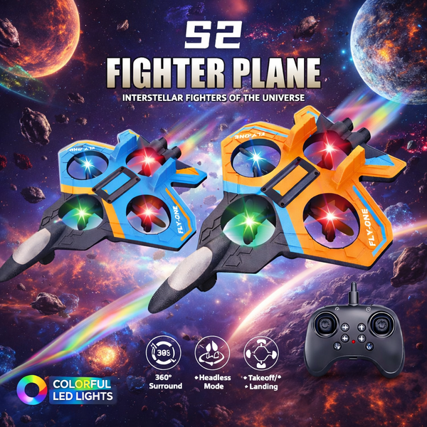 S2 Fighter Plane Rc Drone S2 Fighter Plane with 360 Rotation & 4 Motor Wings