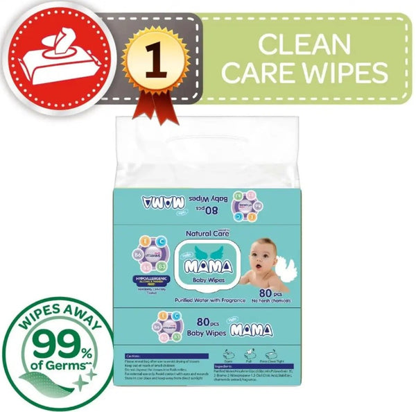 240 Wet Wipes Value Pack - 3 Packs X 80 Sheets