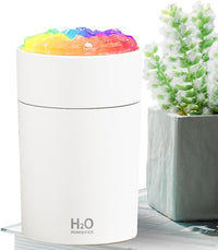 500ml Mini Portable Colorful LED Night Light Ultrasonic Air Humidifier USB