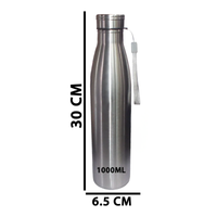1000ml Portable Hot Cold Water Bottle for Travel Camping Sports Drink Bottles Drinkware Cup Stainless Steel Water Bottle