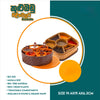 7-Section Airtight Masala Spice Box 700ml Kitchen Storage