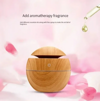 500ml Mini Portable Colorful LED Night Light Ultrasonic Air Humidifier USB