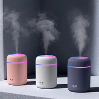 500ml Mini Portable Colorful LED Night Light Ultrasonic Air Humidifier USB