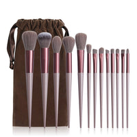 13pcs Makeup Brushes Cosmetic Full Set Soft Hair Female Make Up Tools
